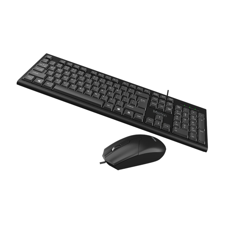 Meetion MT-C100 Computer Keyboard And Mouse Manufacturer USB Combo - Black