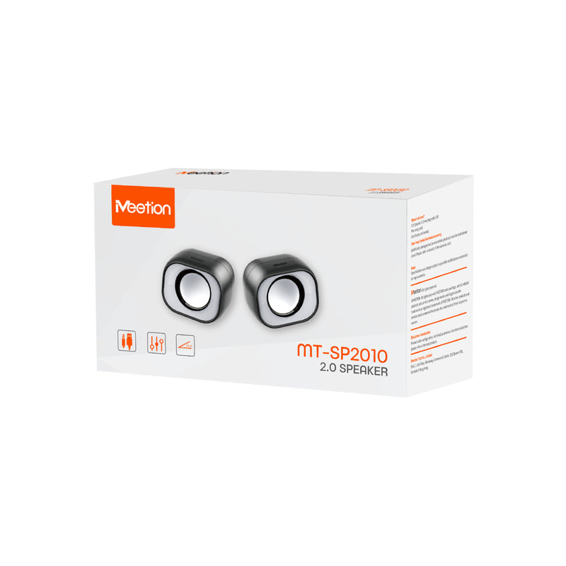 Meetion MT- SP2010 Wired Speaker 3.5mm+USB - Black