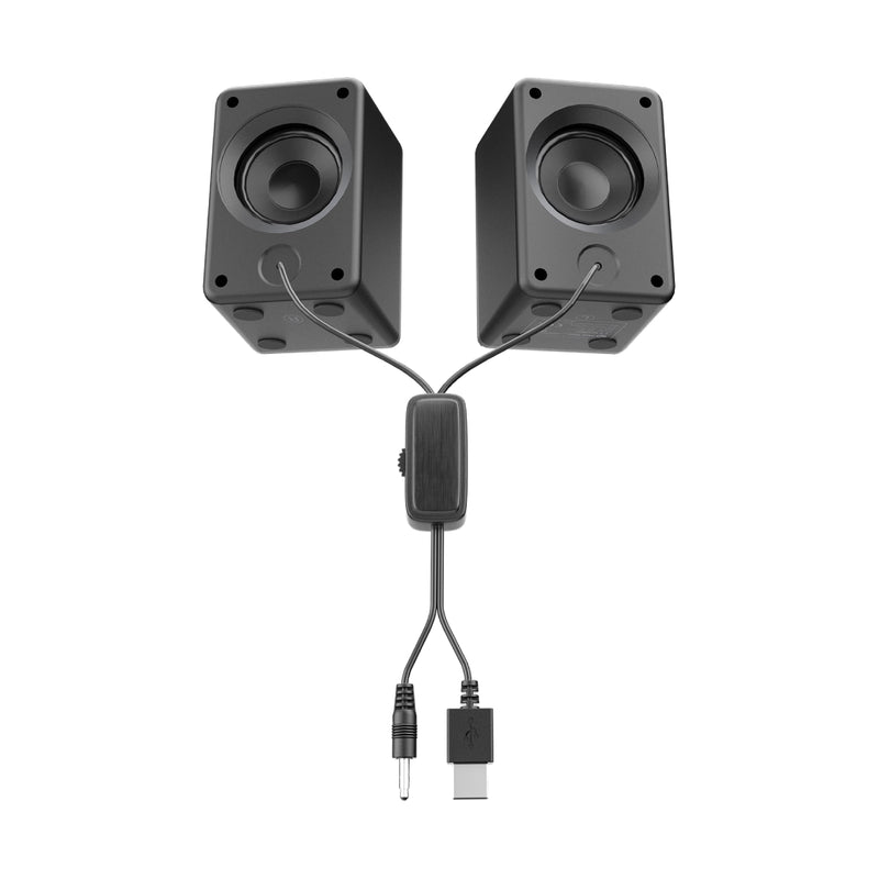 Meetion Gaming Stereo Desktop Speakers 2.0 - MT-SP2011 - Black