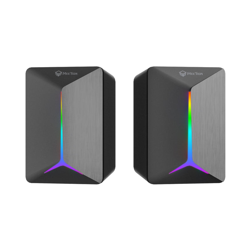 Meetion Gaming Stereo Desktop Speakers 2.0 - MT-SP2011 - Black