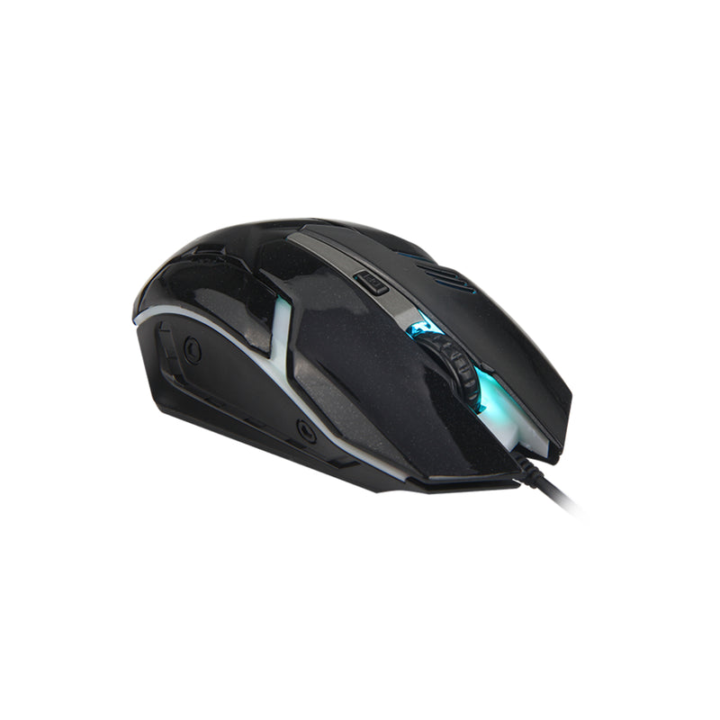 Meetion MT-M371 Backlit Wired Rainbow Gaming Mouse - Black