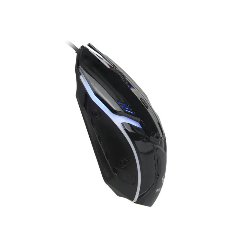 Meetion MT-M371 Backlit Wired Rainbow Gaming Mouse - Black