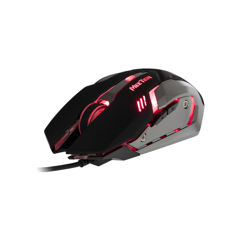 Meetion MT-M915 Backlight White Wired Gaming Mouse - Black