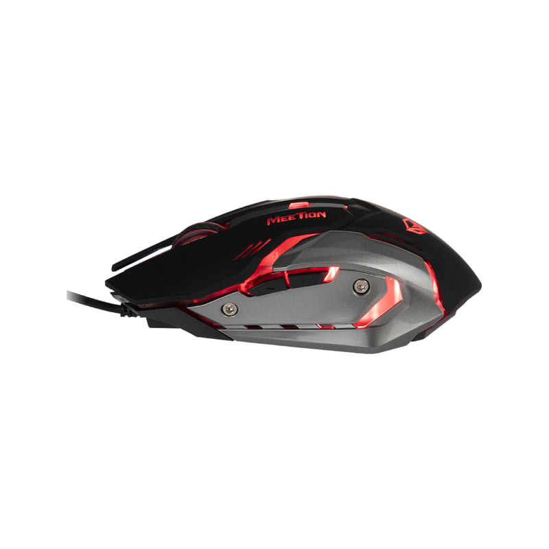 Meetion MT-M915 Backlight White Wired Gaming Mouse - Black