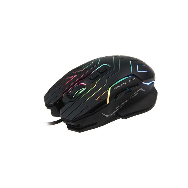 Meetion MT-GM22 Dazzling Wired Gaming Mouse - Black