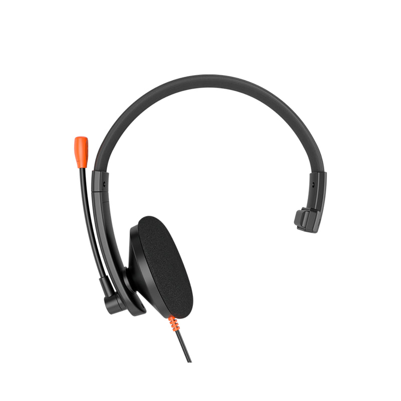 Meetion MT-HP002 Telephony 3.5mm Jack Headset - Black