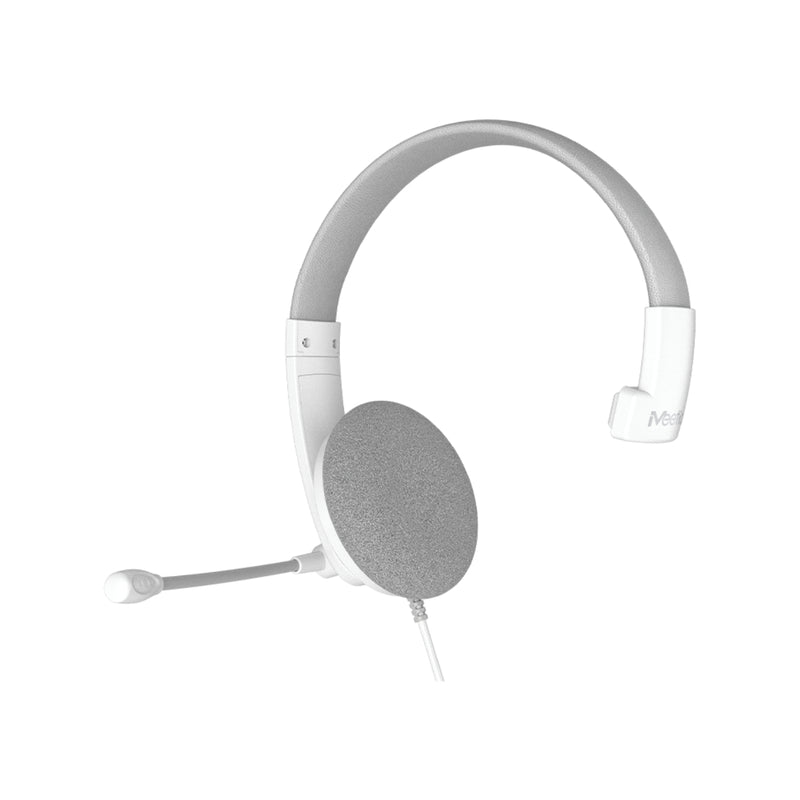 Meetion MT-HP002 Telephony 3.5mm Jack Headset - White