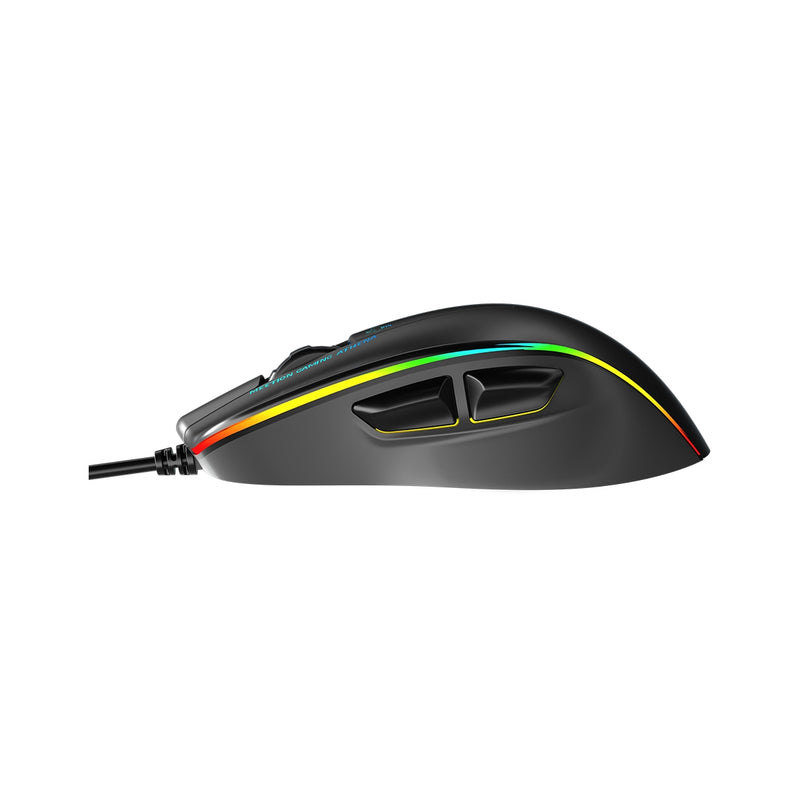 Meetion MT-GM23_2023 RGB Circulation Backlit Wired Gaming Mouse - Black