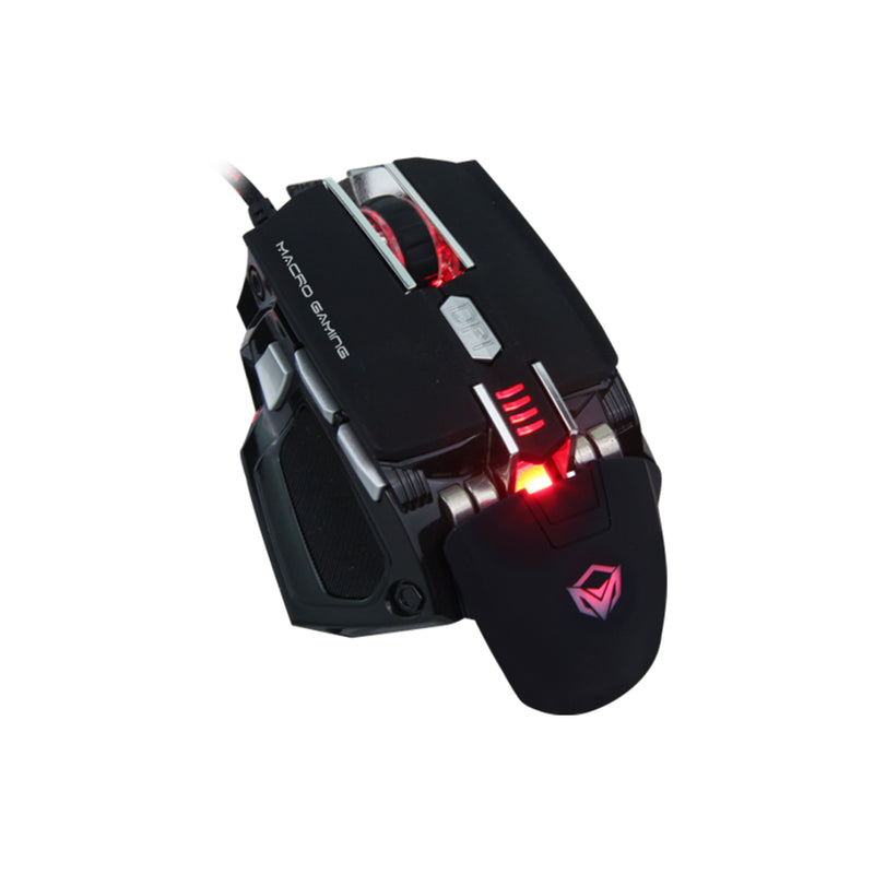 Meetion MT-M975 USB Corded Gaming Mouse - Black