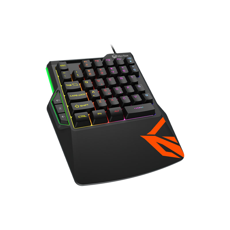 Meetion MT-KB015 One Handed Gaming Keyboard - Black