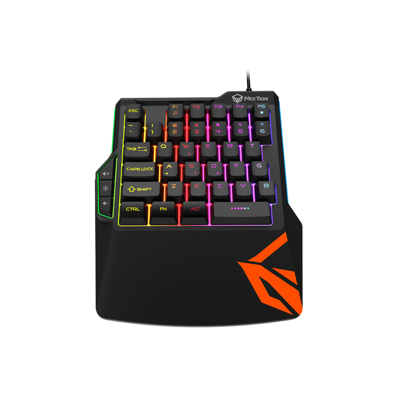 Meetion MT-KB015 One Handed Gaming Keyboard - Black