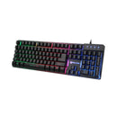 Meetion MT-K9300 Rainbow Arabic Wired Gaming Keyboard - Black
