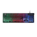 Meetion MT-K9300 Rainbow Arabic Wired Gaming Keyboard - Black