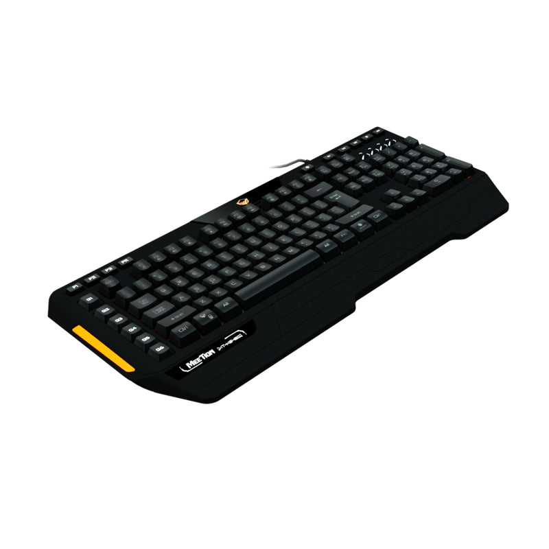 Meetion K9420 RGB Backlit Arabic Wired Gaming Keyboard - Black