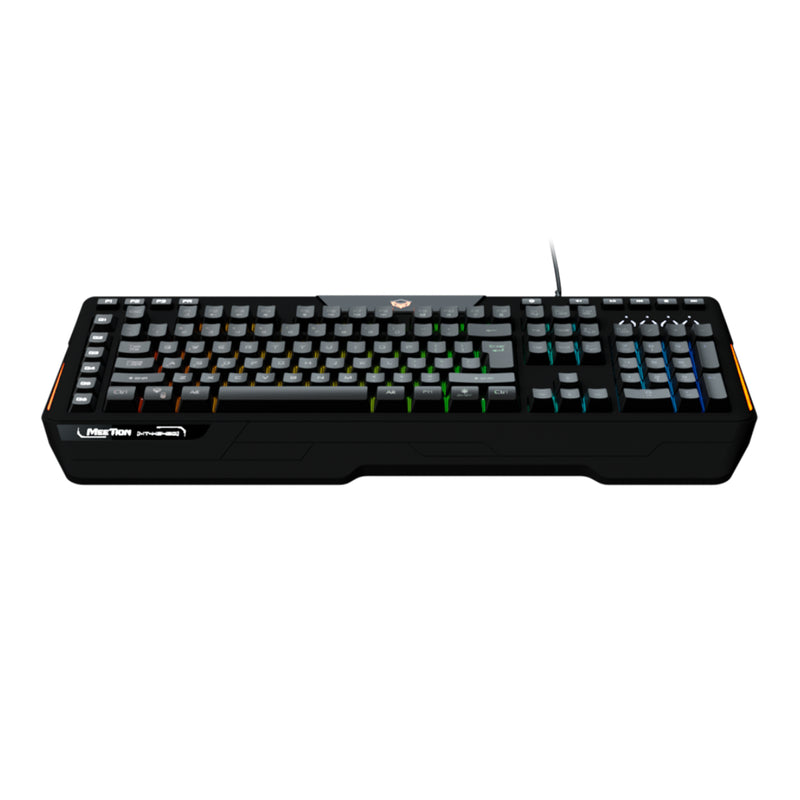 Meetion K9420 RGB Backlit Arabic Wired Gaming Keyboard - Black