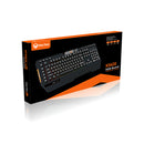 ميشن K9420 لوحة مفاتيح الألعاب السلكية بإضاءة خلفية RGB باللغة العربية - أسود