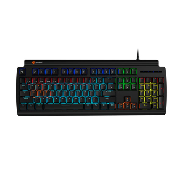 Meetion MT-MK600MX Blue switch Arabic Wired Mechanical Keyboard - Black