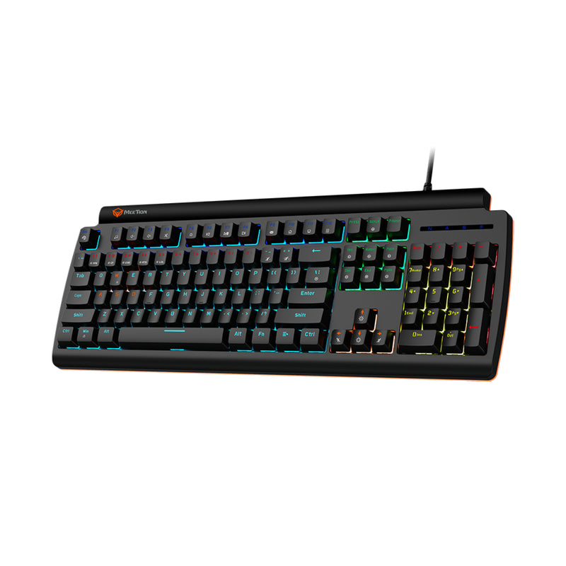 Meetion MT-MK600MX Blue switch Arabic Wired Mechanical Keyboard - Black