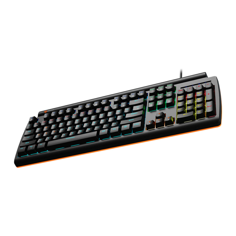 Meetion MT-MK600RD Red switch Arabic Wired Mechanical Keyboard - Black