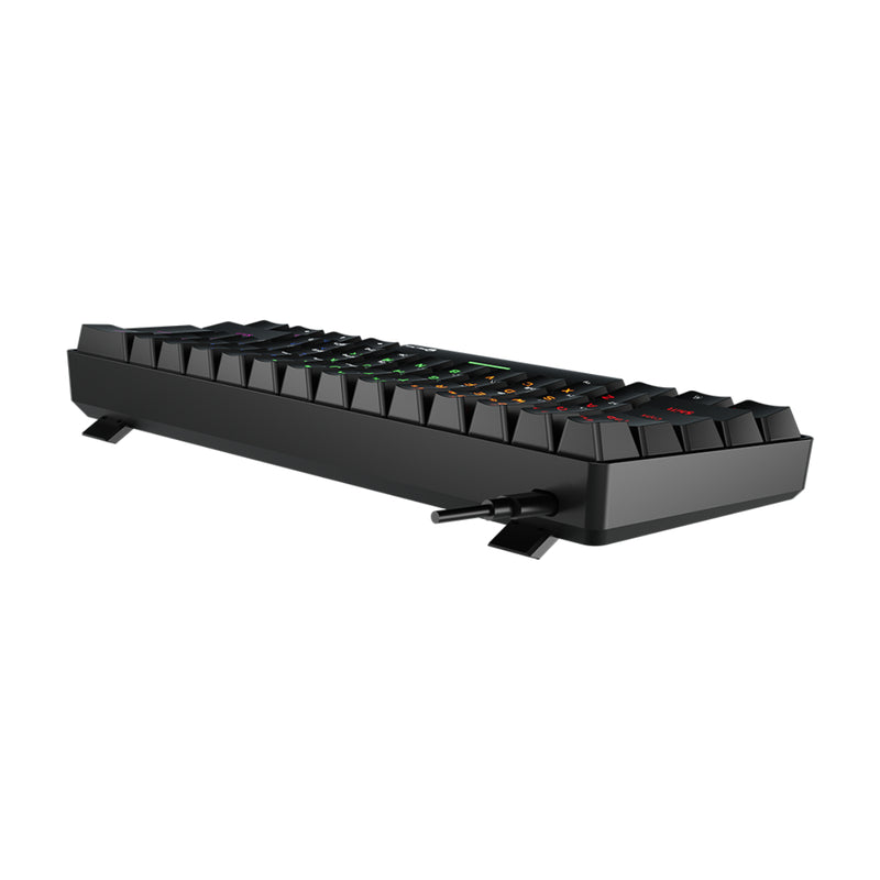 Meetion MT-MK005 60% Blue switch Arabic Wired Mechanical Keyboard - Black