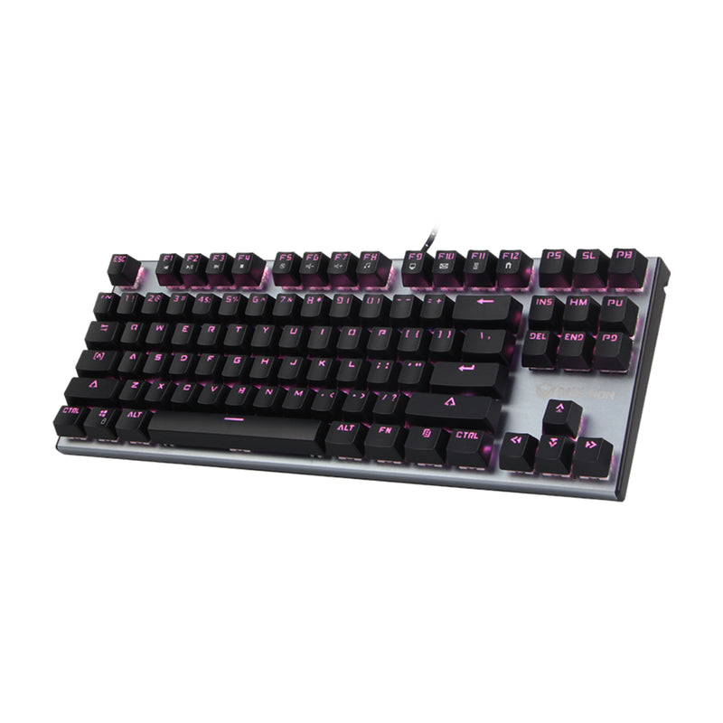 Meetion MK04TKL RGB Backlit Blue switch Arabic Wired Mechanical Keyboard - Black