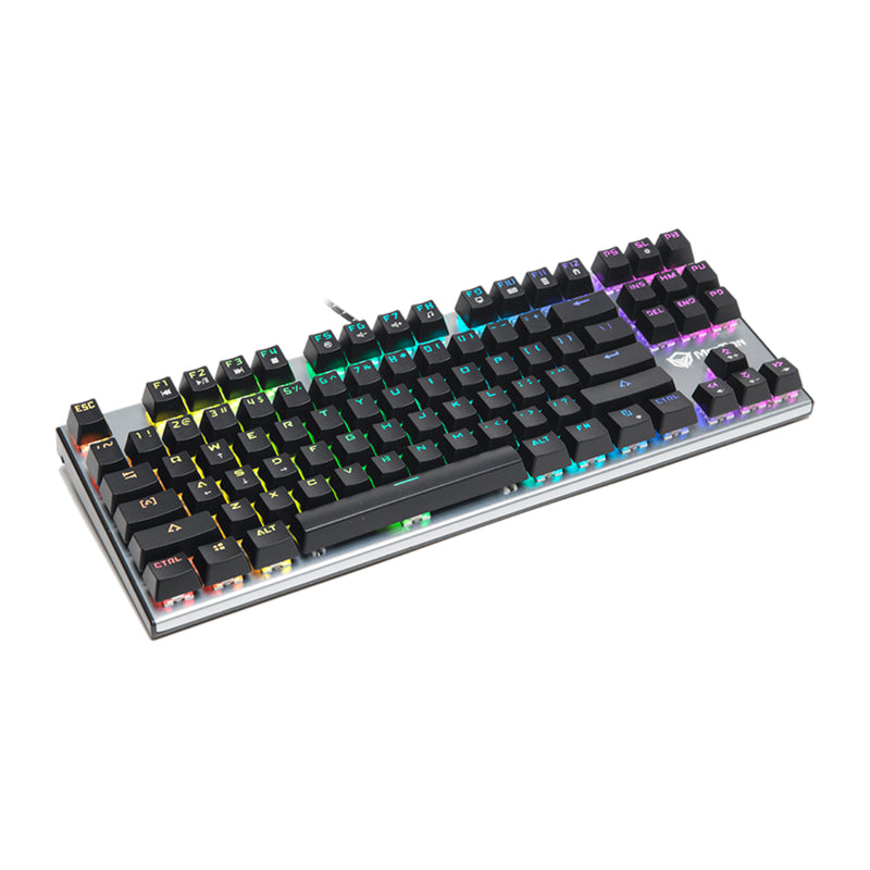 Meetion MK04TKL RGB Backlit Blue switch Arabic Wired Mechanical Keyboard - Black