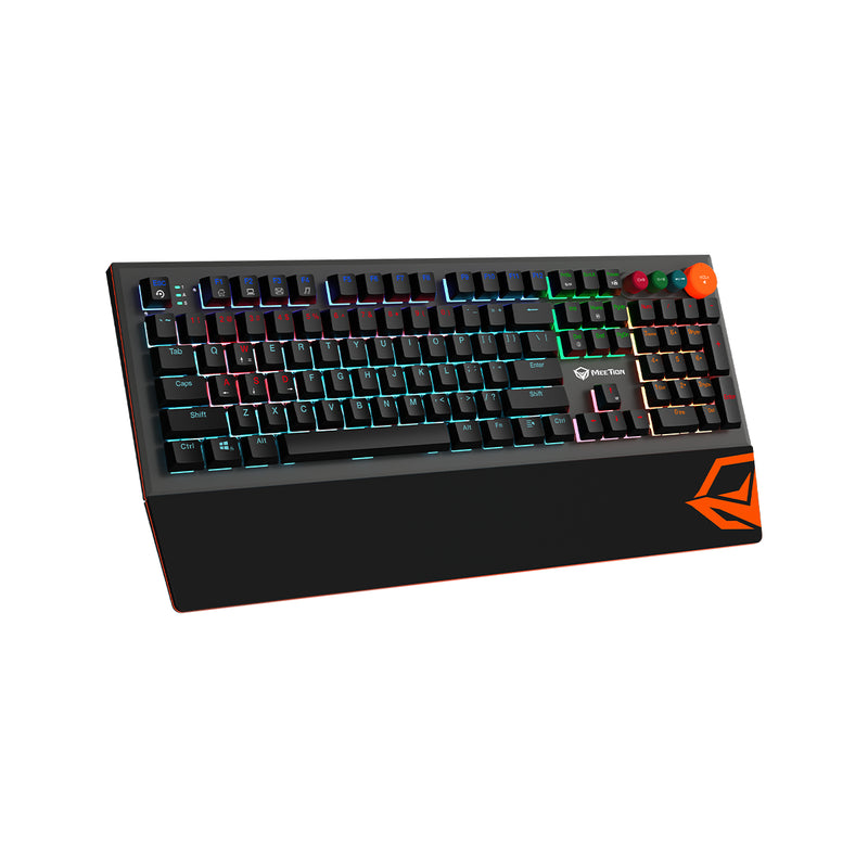 Meetion MT-MK500 Blue switch Arabic Wired Mechanical Keyboard - Black