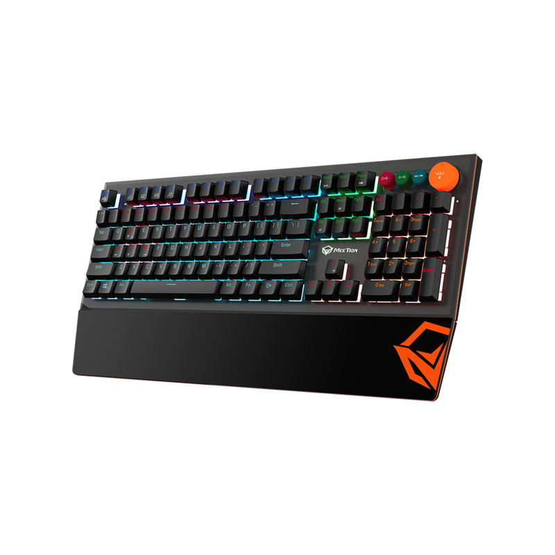 Meetion MT-MK500 Blue switch Arabic Wired Mechanical Keyboard - Black