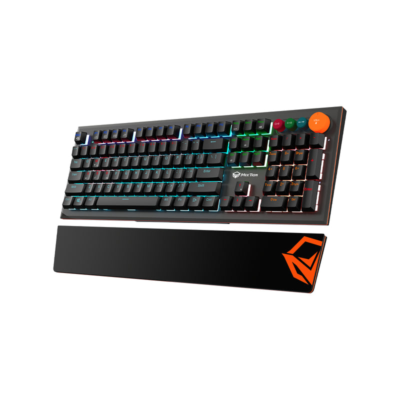 Meetion MT-MK500 Blue switch Arabic Wired Mechanical Keyboard - Black