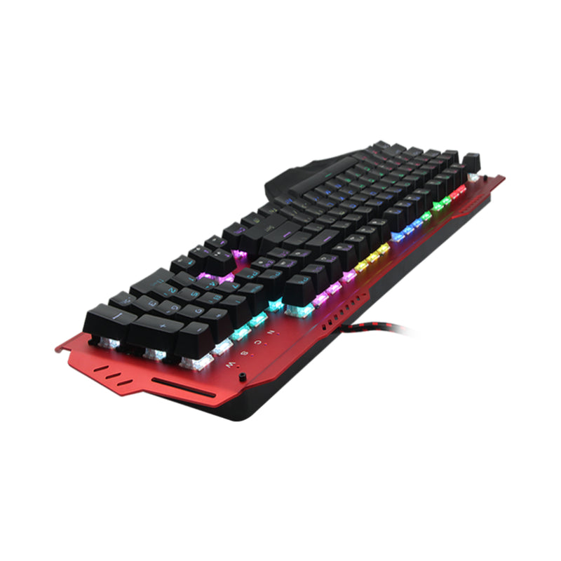 Meetion MK20 Ultrathin Blue switch Arabic Red Wired Mechanical Keyboard - Red