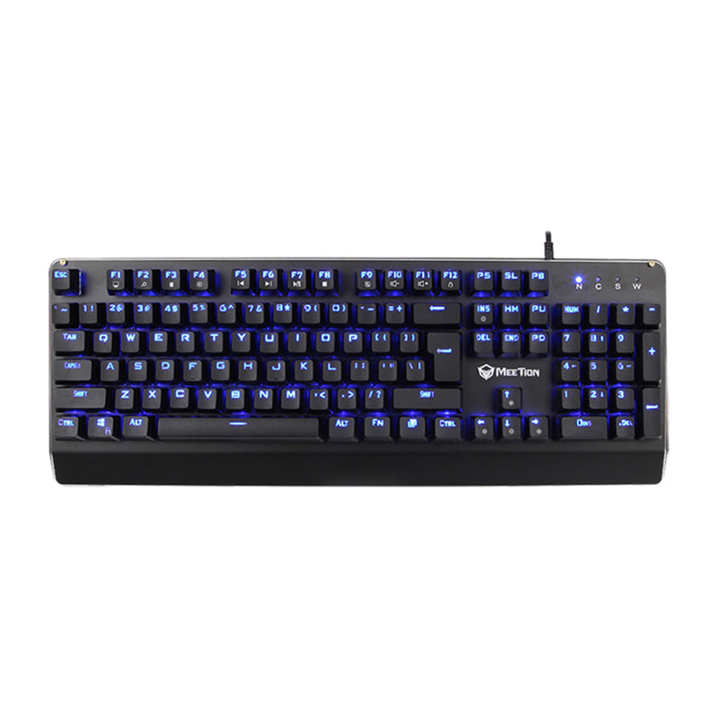 Meetion MK01 Blue switch Arabic RGB Wired Mechanical Keyboard - Balck