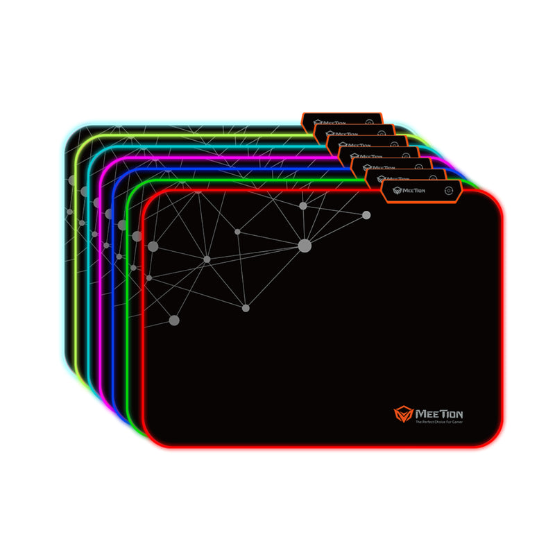 Meetion PD120 Rubber Led RGB Gaming Mouse Pad - Black