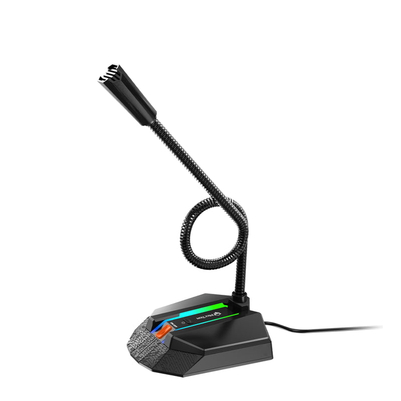 Meetion MC15 RGB backlight Wired Gaming Microphone - Black