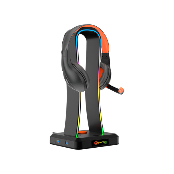 Meetion U002 RGB backlight Gaming Headset Stand - Black