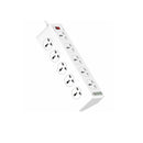 لدنيو شريط طاقة 10 مقابس طاقة 6 منافذ يو اس بي 30 وات - أبيض