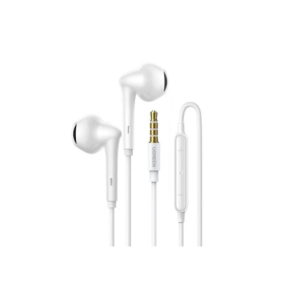 Ugreen in- Ear Earphones With 3.5 Mm Plug - White