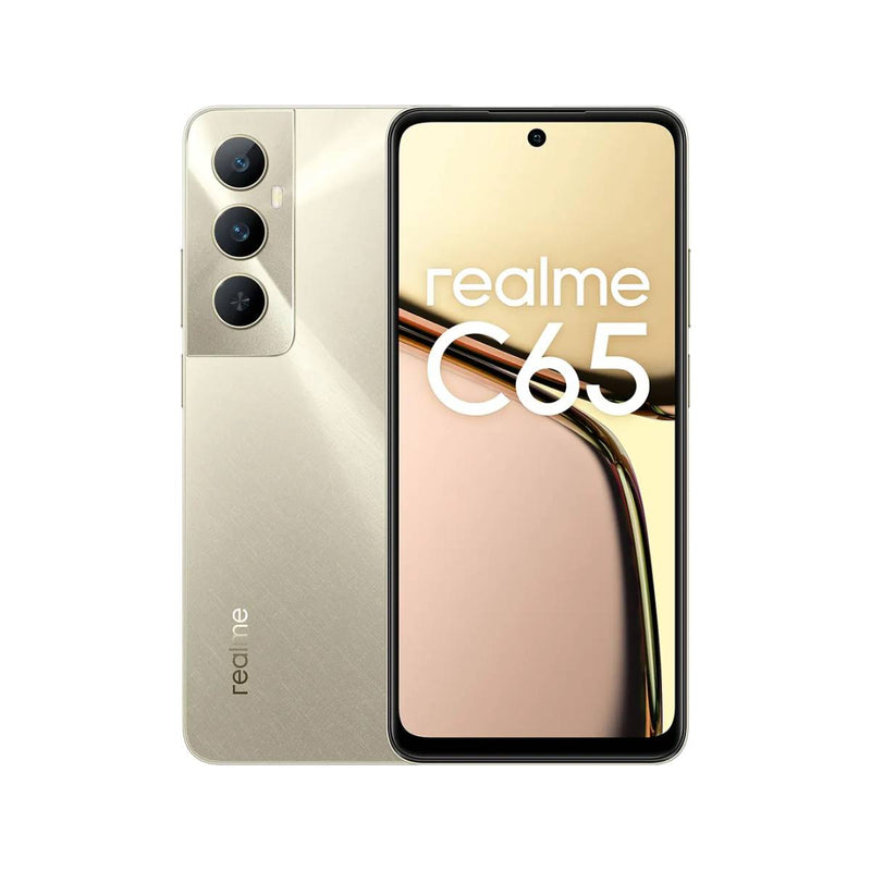 Realme C65 Dual SIM, 256GB, 8GB RAM, 4G LTE - Gold