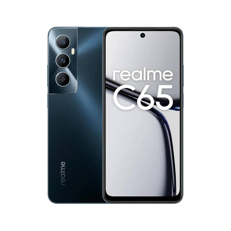 Realme C65 Dual SIM, 256GB, 8GB RAM, 4G LTE - Black