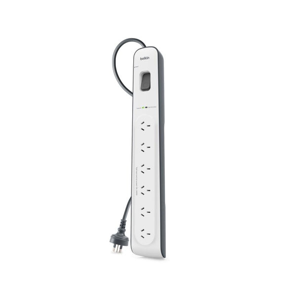 Belkin Surge master Surge Protector 6 Way Outlet 2m - White