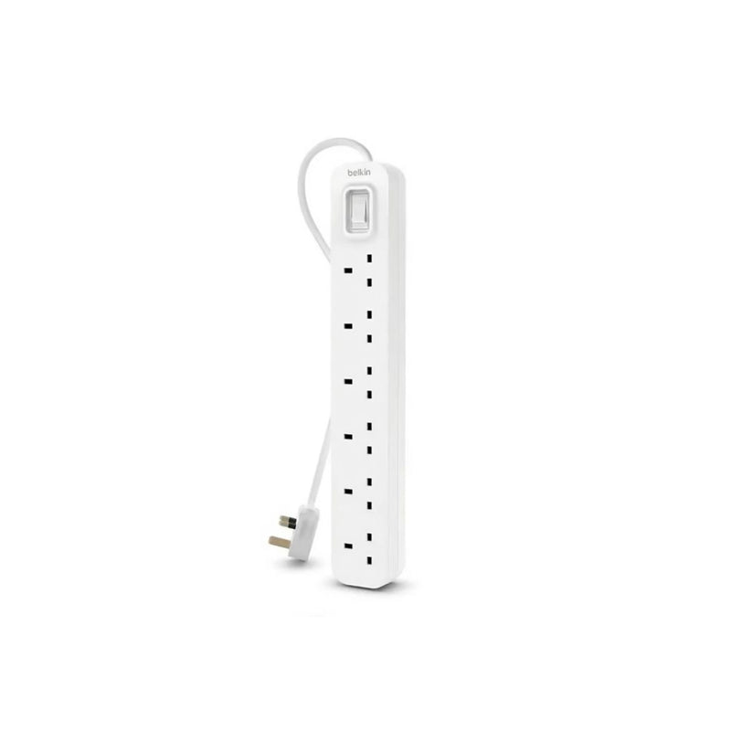 Belkin 6-Socket Power Extension 3m - White