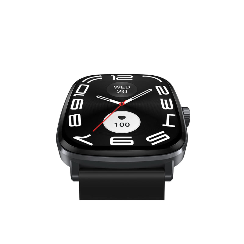 HAYLOU Watch RS5 Smartwatch 2.01'' AMOLED HD Display Bluetooth Call Sport Voice Assistant & Double Straps - Black