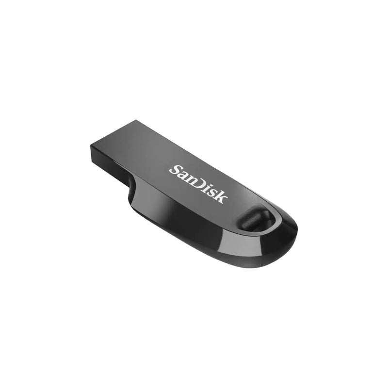 SanDisk Ultra Curve Flash Drive, 256GB, USB 3.2 - Black - SDCZ550-256G-G46