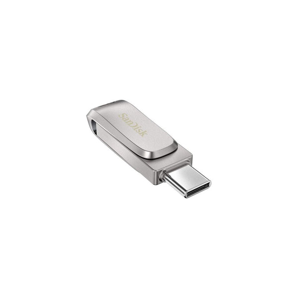 SanDisk Flash Ultra Dual Drive Luxe USB Type-C 64GB - Silver