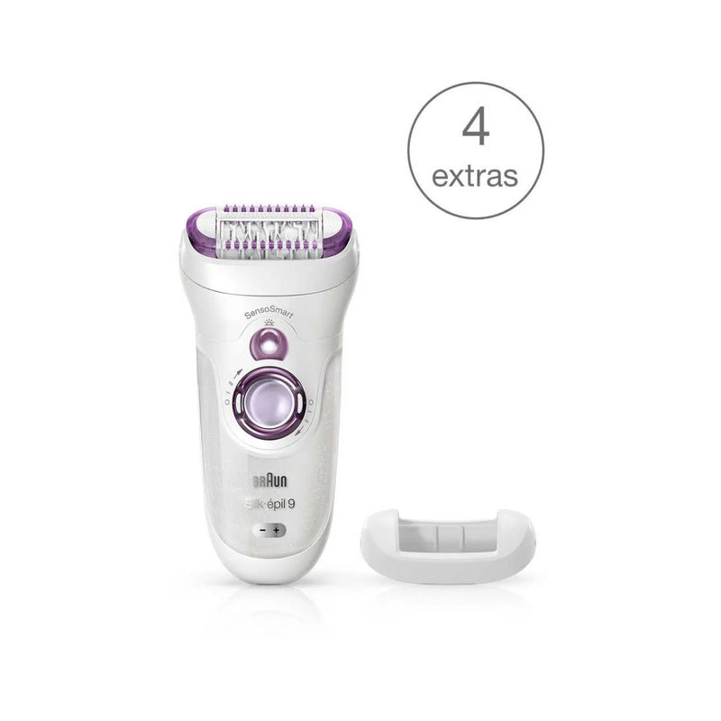 Braun 9-700 9 Sensosmart Silk-épil electric epilator - White / purple