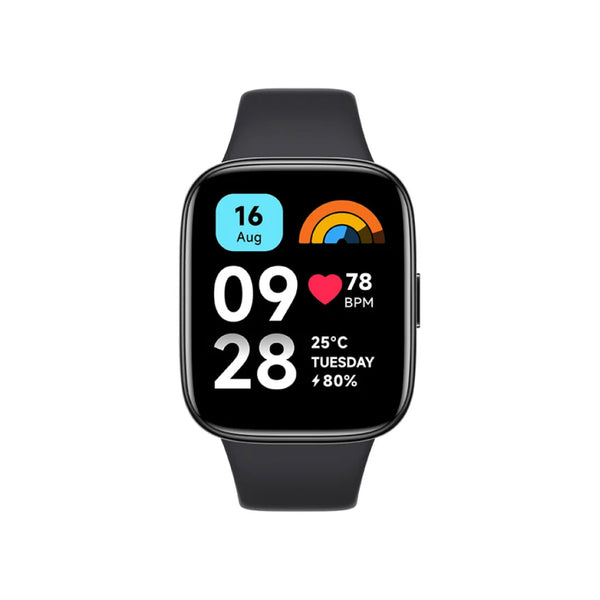 Xiaomi Redmi Watch 3 Active 1.83" Display 5ATM Waterproof Bluetooth Phone Call 100+ Sport Modes - Black