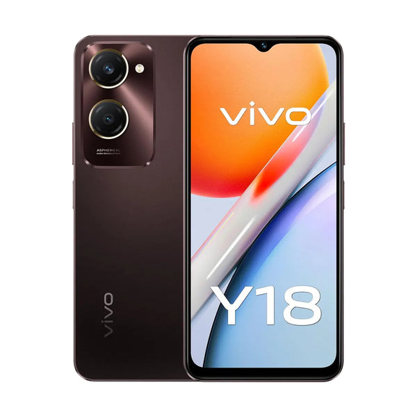 Vivo Y18 4G Dual SIM, 6GB RAM, 128GB, 5000Mah -  Mocha Brown