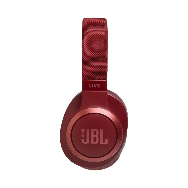 JBL LIVE 500BT Over-Ear Wireless Headphones with Microphone - Red