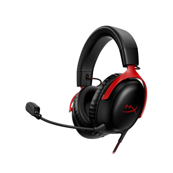 HyperX Cloud III Wired Gaming Headset - Black/Red