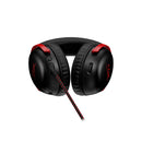 HyperX Cloud III Wired Gaming Headset PC PS5 Xbox Series X S Angled 53mm Drivers DTS Memory Foam Durable Frame Ultra-Clear - Black/Red