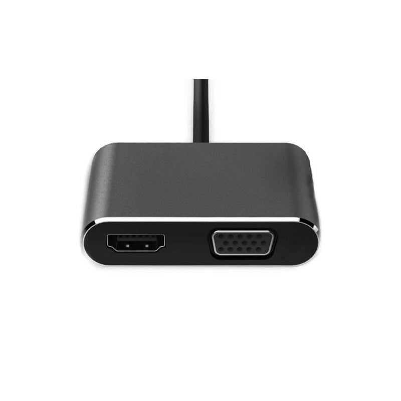 BUDDY HUB4 USB-C to HDMI & VGA Converter 100W - Black